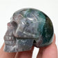 Moss Agate Ocean Jasper Skull 2 Inches Hand Carved Crystal Carving