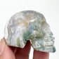 Moss Agate Ocean Jasper Skull 2 Inches Hand Carved Crystal Carving