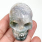 Moss Agate Ocean Jasper Skull 2 Inches Hand Carved Crystal Carving