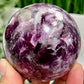 Purple Mica Lithium Lepidolite Sphere High Grade Crystal Ball 486g 70mm