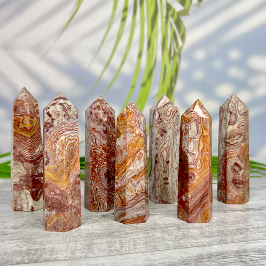 Red Onyx Towers Crystal Reiki Generators