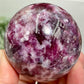 Purple Mica Lithium Lepidolite Sphere High Grade Crystal Ball 350g 63mm