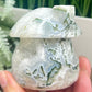 Tree Agate Mushroom House Healing Crystal Carving 308g