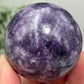 Lepidolite Purple Mica Sphere Crystal Ball 206g 52mm