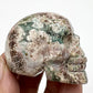 Russian Flower Cherry Blossom Jasper Skull 2 Inches Hand Carved Crystal Carving