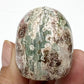 Russian Flower Cherry Blossom Jasper Skull 2 Inches Hand Carved Crystal Carving