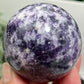 Lepidolite Purple Mica Sphere Crystal Ball 200g 52mm