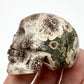 Russian Flower Cherry Blossom Jasper Skull 2 Inches Hand Carved Crystal Carving