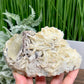 Rose Calcite with Mica Raw Specimen Natural Mineral Crystal 682g