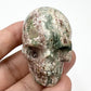 Russian Flower Cherry Blossom Jasper Skull 2 Inches Hand Carved Crystal Carving