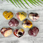 Natural Mookaite Jasper Love Heart Australian Gemstone Carved Crystal