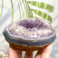 Amethyst Geode Cluster Bowl with Stand Healing Natural Crystal 712g