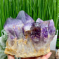 Amethyst Cluster with Stand Natural High Quality Raw Crystal 2452g