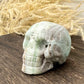 Blue Aragonite Skull 2 Inches Rare Hand Carved Crystal Carving