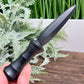 Black Obsidian Knife Dagger Crystal Blade Decoration Reiki Healing Gift