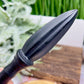 Black Obsidian Knife Dagger Crystal Blade Decoration Reiki Healing Gift