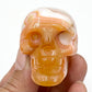 Carnelian Skull 2 Inches Rare Hand Carved Crystal Carving