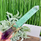 Fluorite Ametrine Wand Sward Manifesting Crystal Carving 288g 211mm