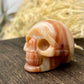 Carnelian Skull 2 Inches Rare Hand Carved Crystal Carving