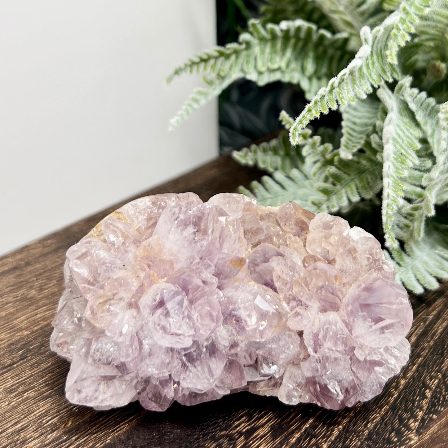 Pink Amethyst Free Form Cluster Healing Natural Crystal 294g