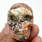 Money Agate Indonesian bloodstone Skull 2 Inches Rare Hand Carved Crystal Carving