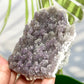 Amethyst Stalactites Cluster with Stand Raw Natural Crystal 179g