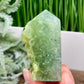 Prehnite with Epidote Tower Crystal Generator 142g