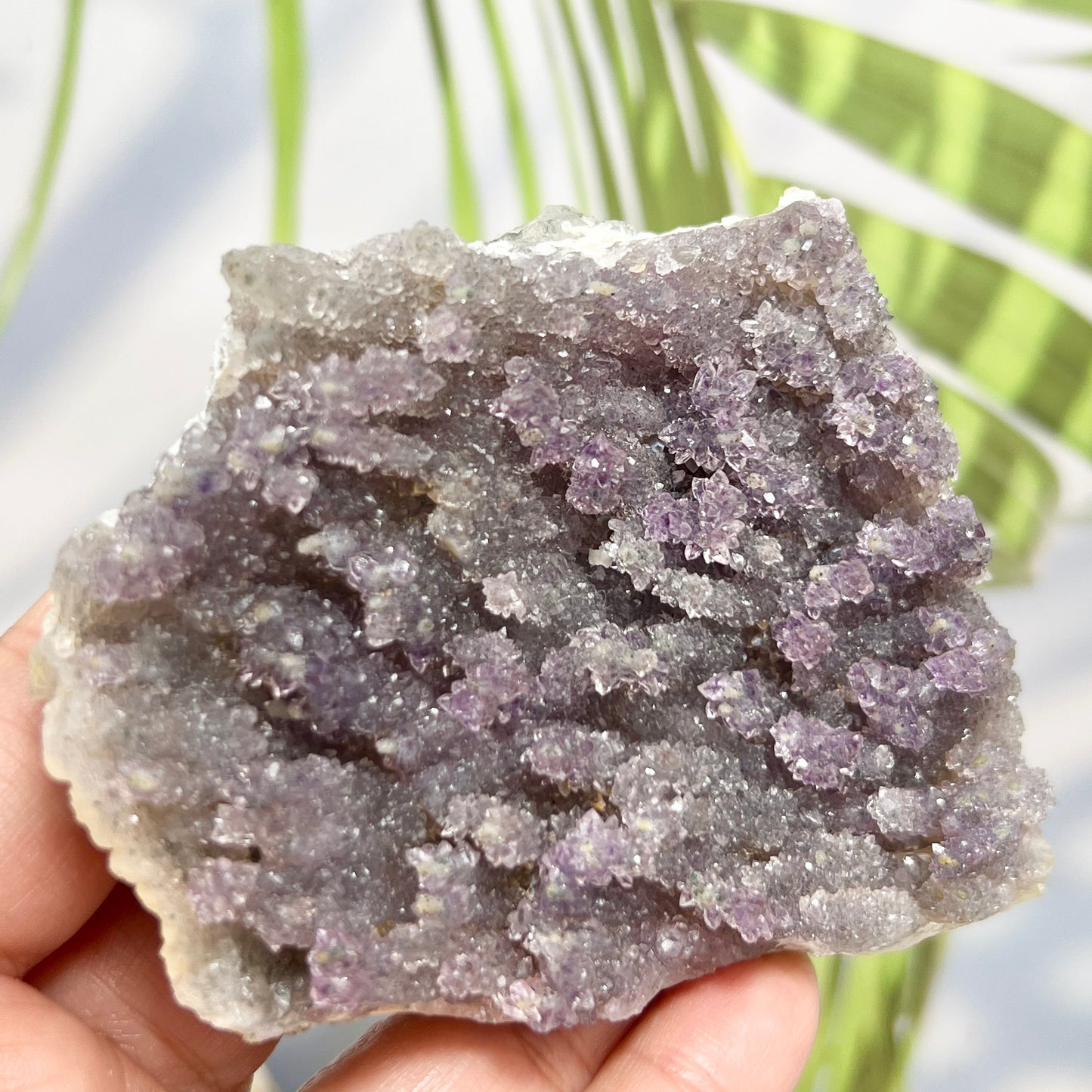 Amethyst Stalactites Cluster with Stand Raw Natural Crystal 179g