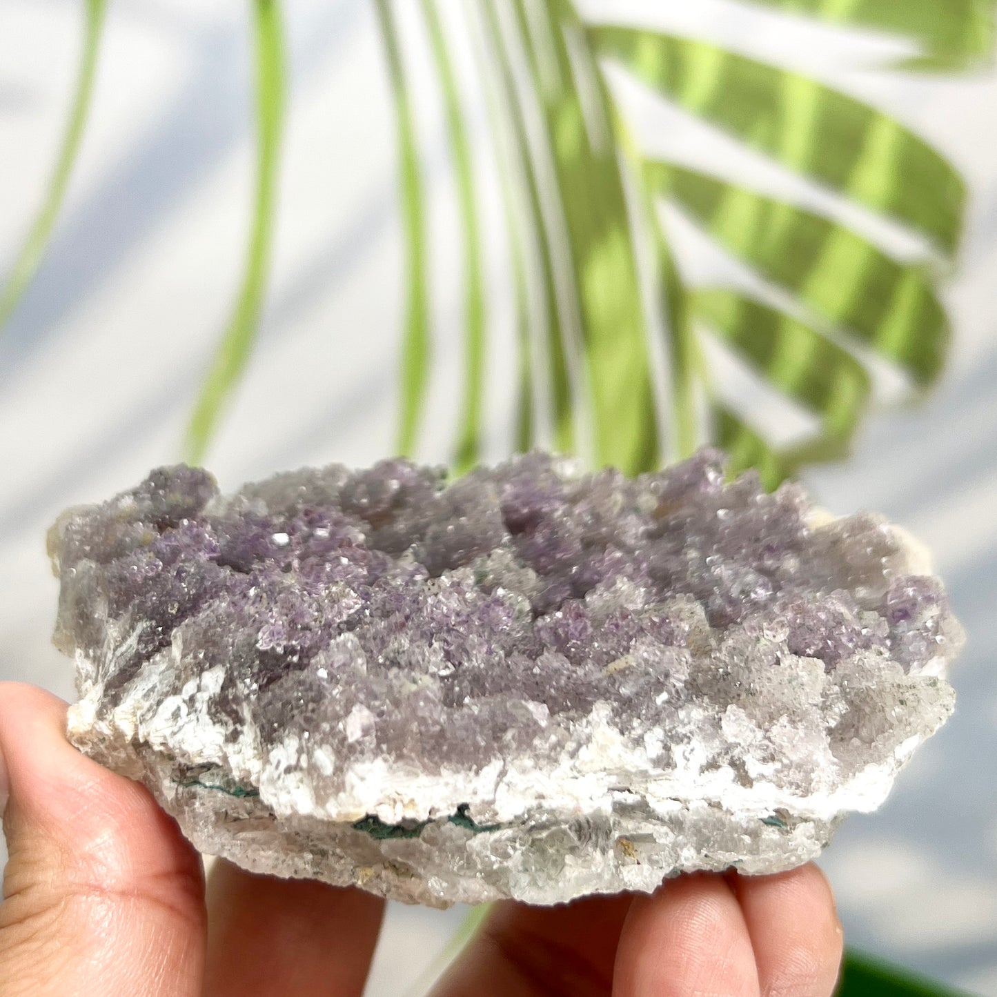 Amethyst Stalactites Cluster with Stand Raw Natural Crystal 179g