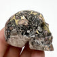 Mosaic Chalcedony Quartz Skull 2 Inches Rare Hand Carved Crystal Carving