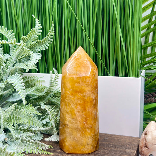 Golden Healer Quartz Tower Healing Crystal Generator 548g