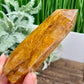 Golden Healer Quartz Tower Healing Crystal Generator 408g