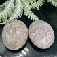 Ruby in Kyanite Palm Stones Worry UV Reactive Meditation Crystals