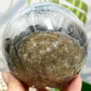 Volcanic Agate Quartz Sphere UV Reactive Large Crystal Ball 1447g 101mm