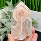 Flower Agate Pink Amethyst Tower Crystal Generator 404g