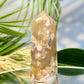 Flower Agate Tower Healing Crystal Generator 208g 98mm