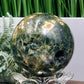 8th Vein Orbicular Sea Ocean Jasper Round Eye Sphere Bubble Crystal Ball 636g 78mm