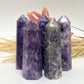 Lepidolite Purple Mica Points Crystal Generator