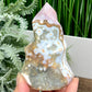 Bubble Ocean Sea Orbicular Jasper Flame Crystal Carvings 378g