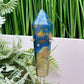 Chrysocolla Malachite Tower with Stand Healing Crystal Generator 102g