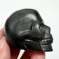 Shungite Skull 2 Inches EMF Protection Rare Hand Carved Crystal Carving