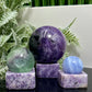 Lepidolite Purple Mica Sphere Holders Crystal Ball Stands