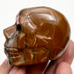 Tigers Iron Red Jasper Hematite Skull Skull Mugglestone 2 Inches Crystal Carving