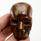 Tigers Iron Red Jasper Hematite Skull Skull Mugglestone 2 Inches Crystal Carving