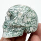 Tree Agate Skull 2 Inches Hand Carved Crystal Carving