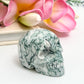 Tree Agate Skull 2 Inches Hand Carved Crystal Carving