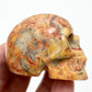 Crazy Lace Agate Skull 2 Inches Hand Carved Crystal Carving