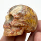 Crazy Lace Agate Skull 2 Inches Hand Carved Crystal Carving