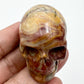 Crazy Lace Agate Skull 2 Inches Hand Carved Crystal Carving