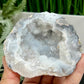 Moroccan Quartz Geode Rock Sphere Crystal 436g